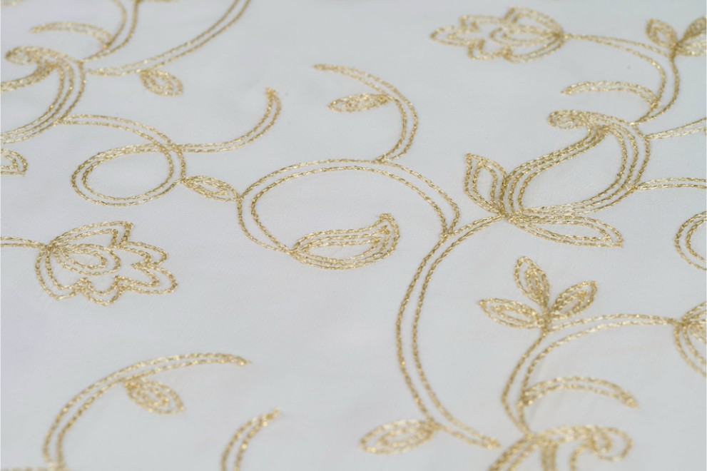Embroidery on Chiffon
